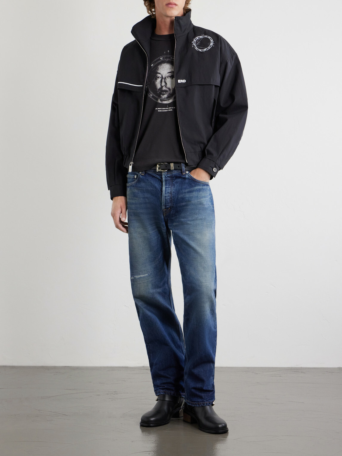 Enfants Riches Déprimés - Tommy Tonsil Straight-Leg Distressed Jeans - Blue