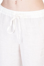 120% Lino Pants In Beige Linen
