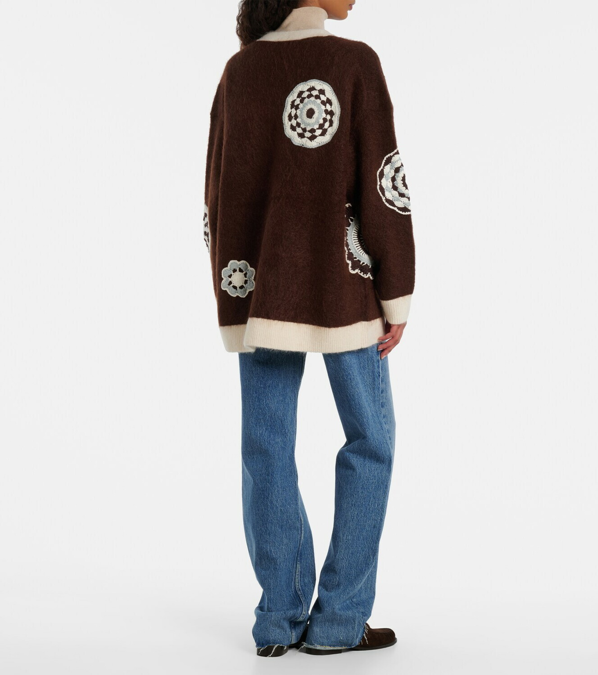 Alémais Crochet-trimmed cardigan