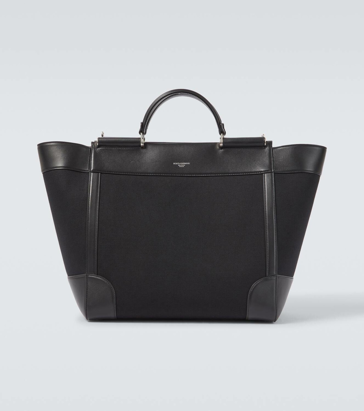 Dolce&Gabbana Leather-trimmed tote bag