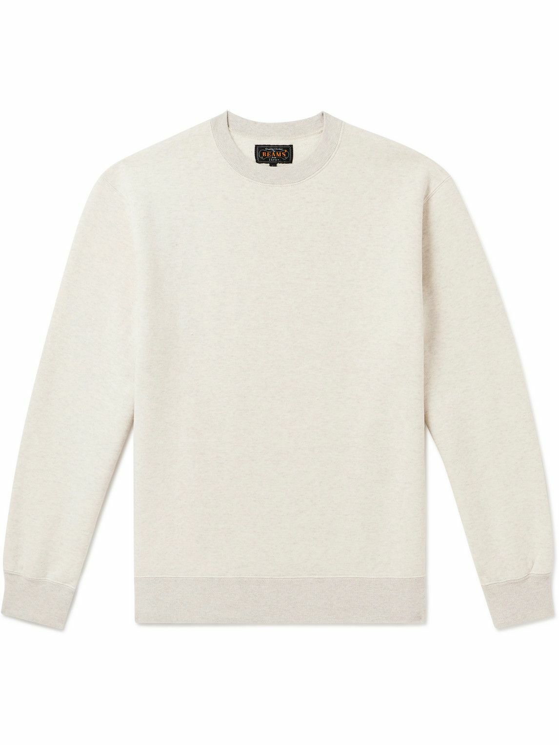 Beams Plus - Cotton-Jersey Sweatshirt - Neutrals Beams Plus