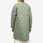 Taion Women's Crew Down Coat in Sage Green
