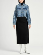 Maje Womens Denim outerwear in Blue