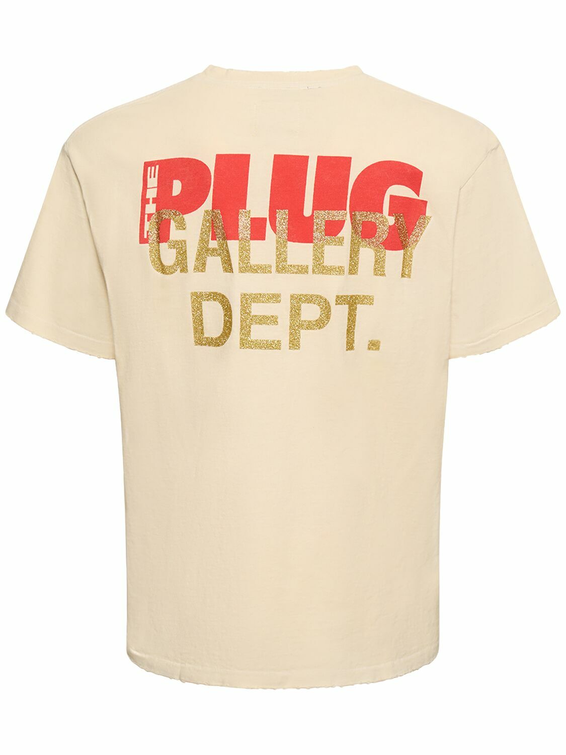 GALLERY DEPT. Tシャツ Gallery Dept. Dept Logo Hand Painted T-Shirt Navy Men's - US