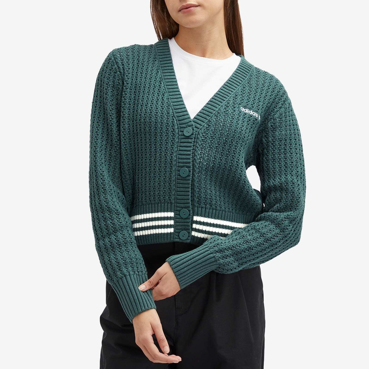 Adidas Women's Cardigan in Mineral Green adidas