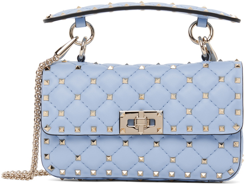 バッグ・カバンその他 VALENTINO SMALL ROCKSTUD SPIKE BAG IN NAPPA Valentino Garavani Rockstud Spike Small Laminated Nappa Bag
