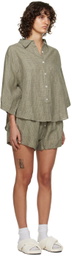 Deiji Studios Khaki 'The 03' Pyjamas Set