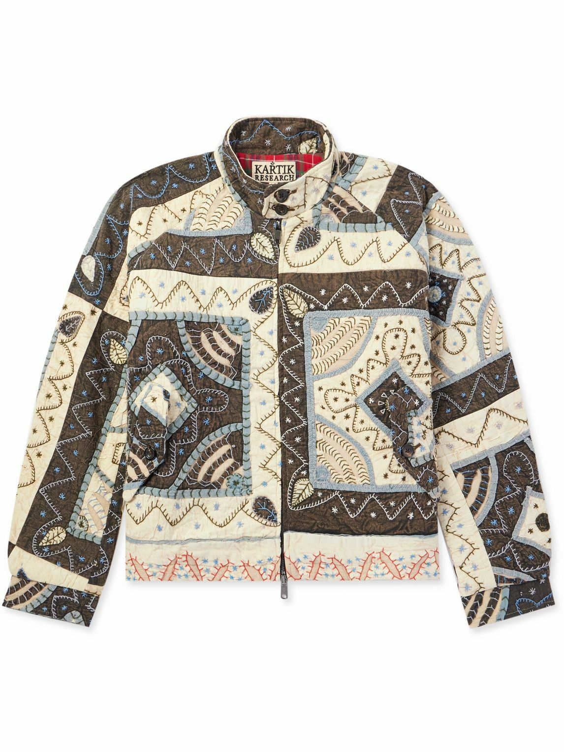 Kartik Research - Baracuta Patchwork Embroidered Quilted Cotton