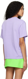 AMI Alexandre Mattiussi Purple Ami de Cœur T-Shirt