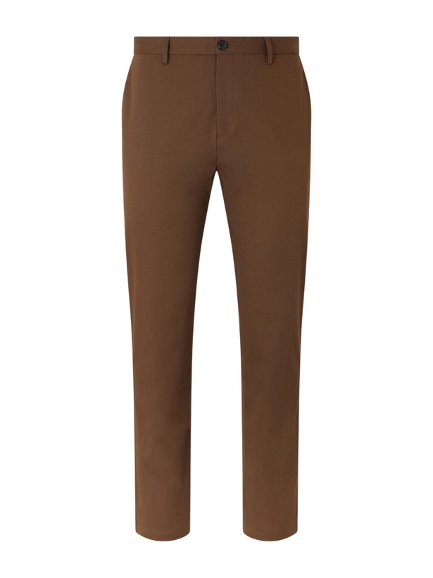 Photo: Paul Smith - Straight-Leg Cotton-Blend Suit Trousers - Brown