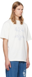 424 White Military T-shirt