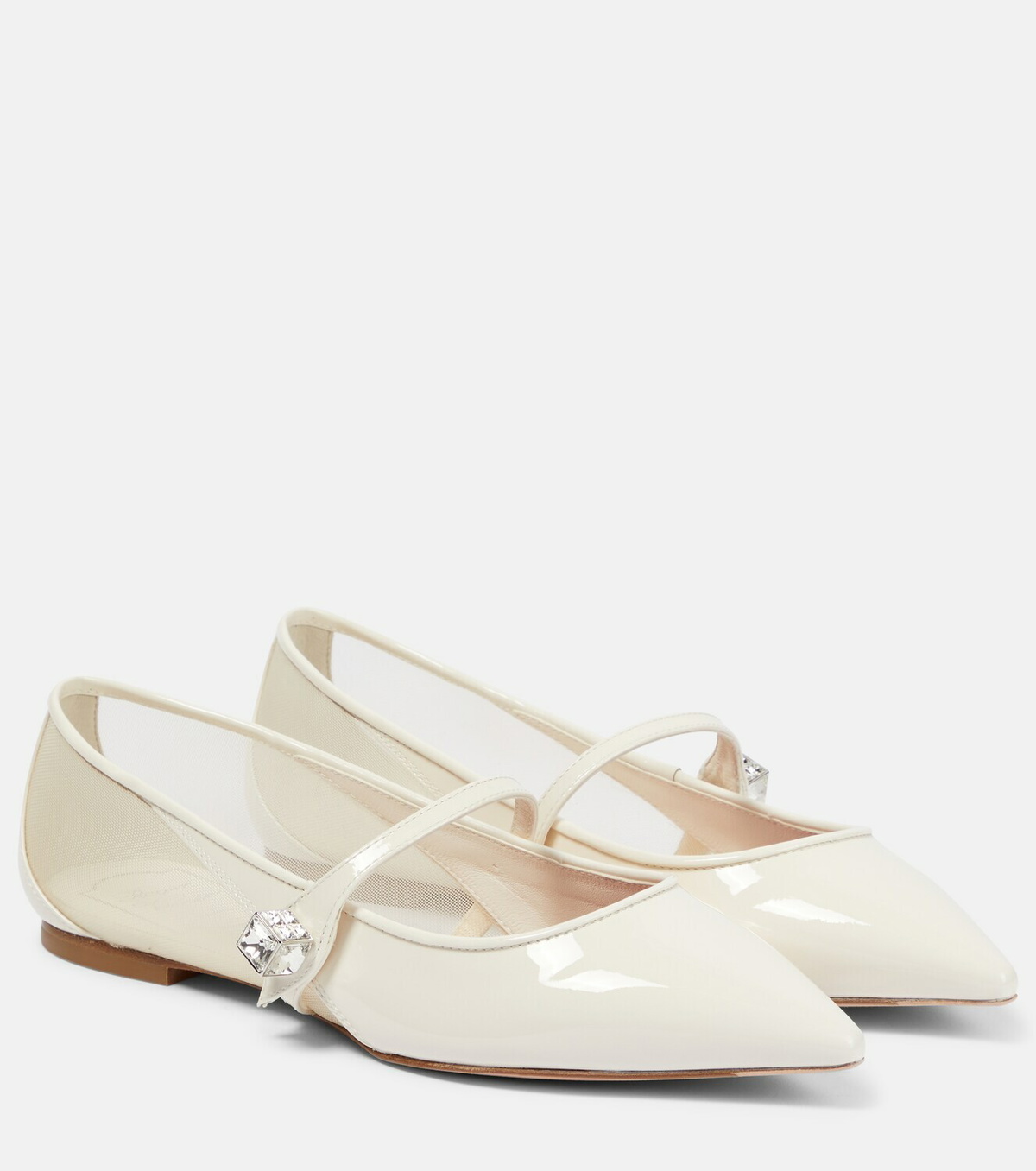 【送料 関税込】ROGER VIVIER Cube B patent leather flats Roger Vivier Cube B patent leather flats Roger Vivier