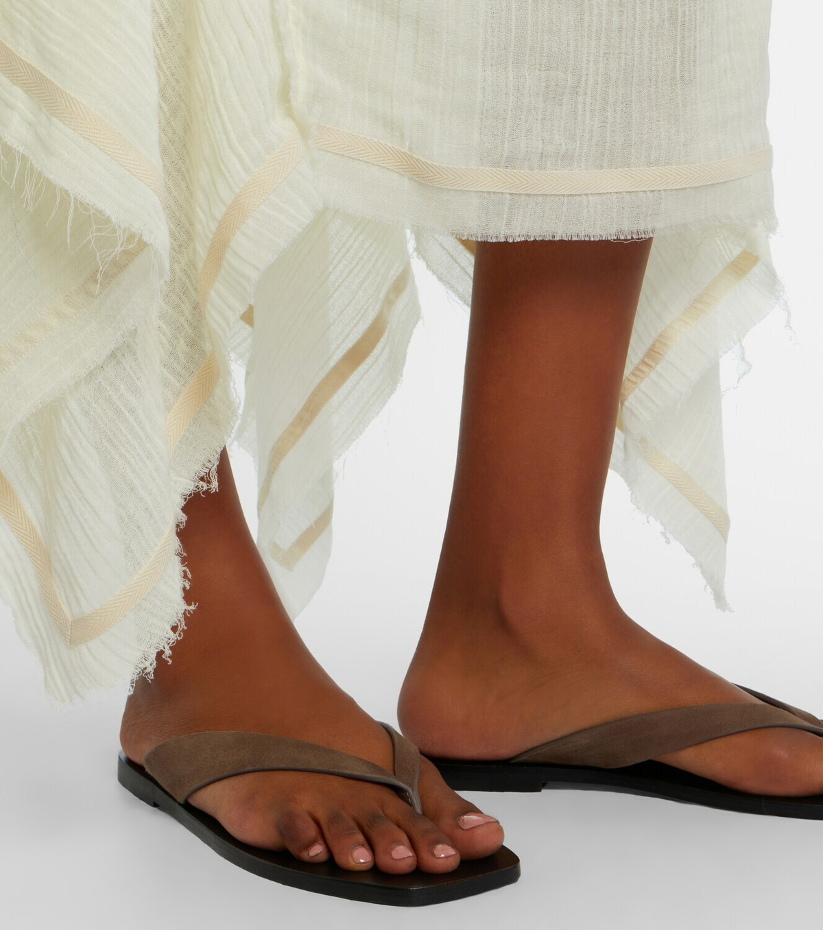 A.Emery Kinto suede thong sandals