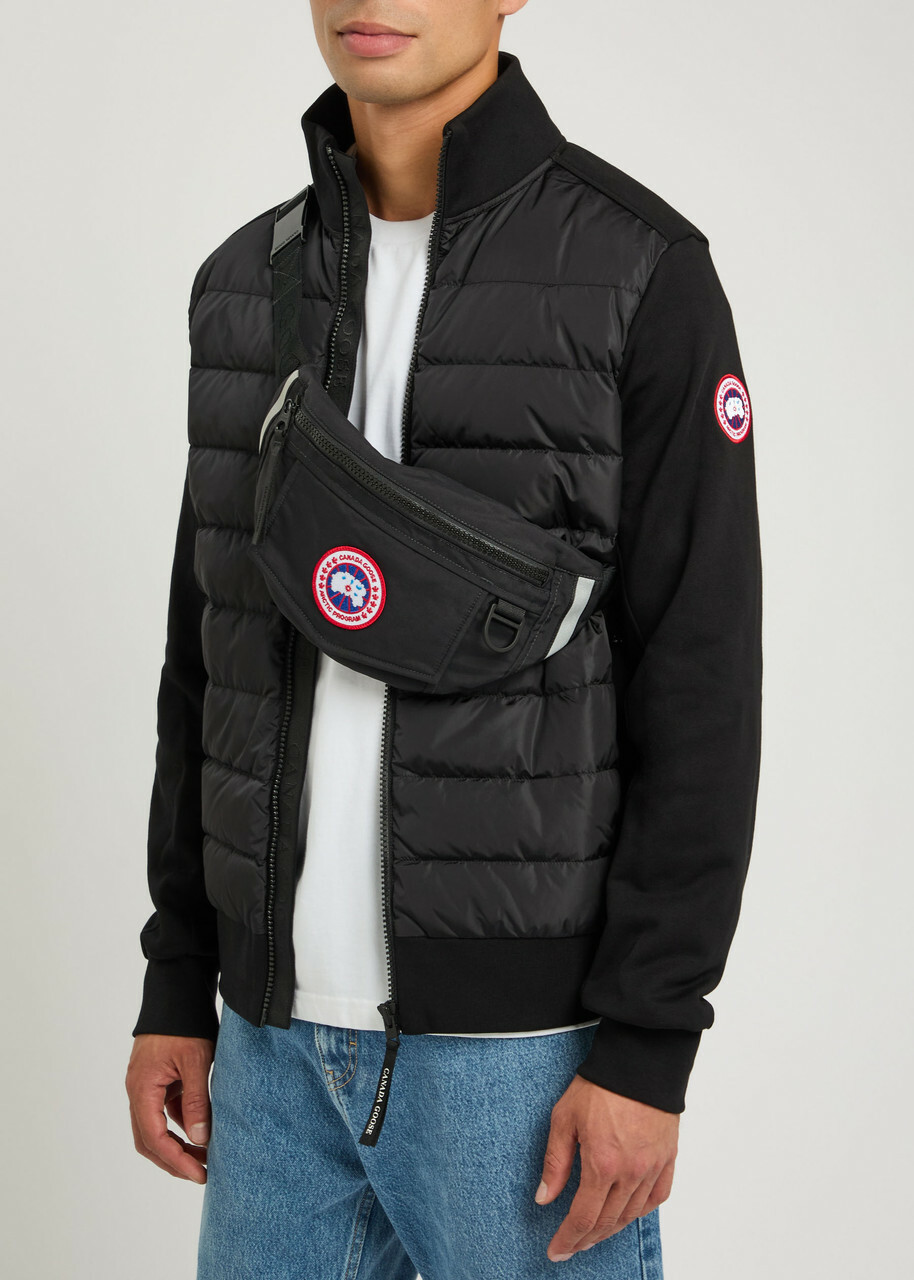 Canada Goose Logo-appliqué Twill Belt bag - Black - One Size