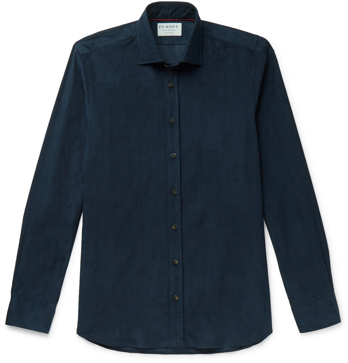 James Purdey & Sons - Cotton-Corduroy Shirt - Blue Purdey