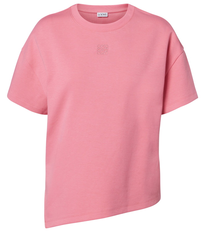 Photo: Loewe Anagram cotton-blend jersey T-shirt