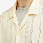 Adidas Men's Fashion Short Sleeve Shirt in Ivory