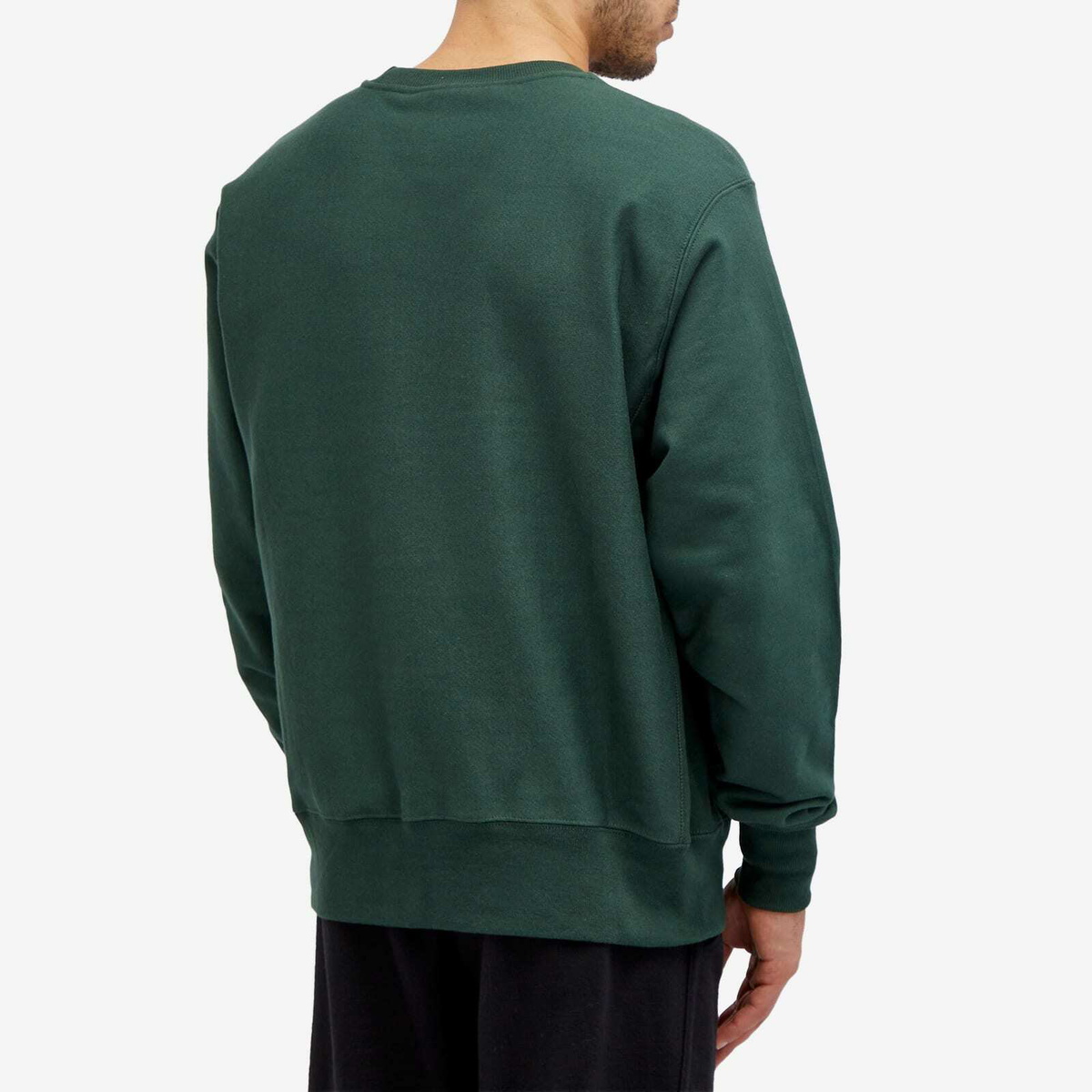 L.I.E.S. Records Men's Varsity Sweatshirt in Forest Green