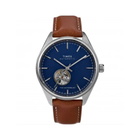 Timex The Waterbury Automatic Blue Open Heart Dial Mens Watch TW2U37700
