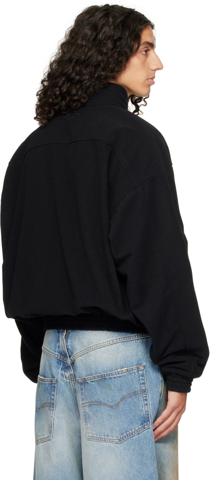 VETEMENTS Black Out Fleece Jacket