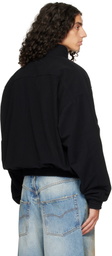 VETEMENTS Black Out Fleece Jacket