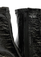 Courrèges Reedition 75 Crinkled Vinyl Ankle Boots Black