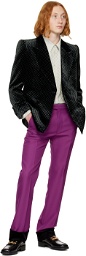Gucci Purple Formal Trousers