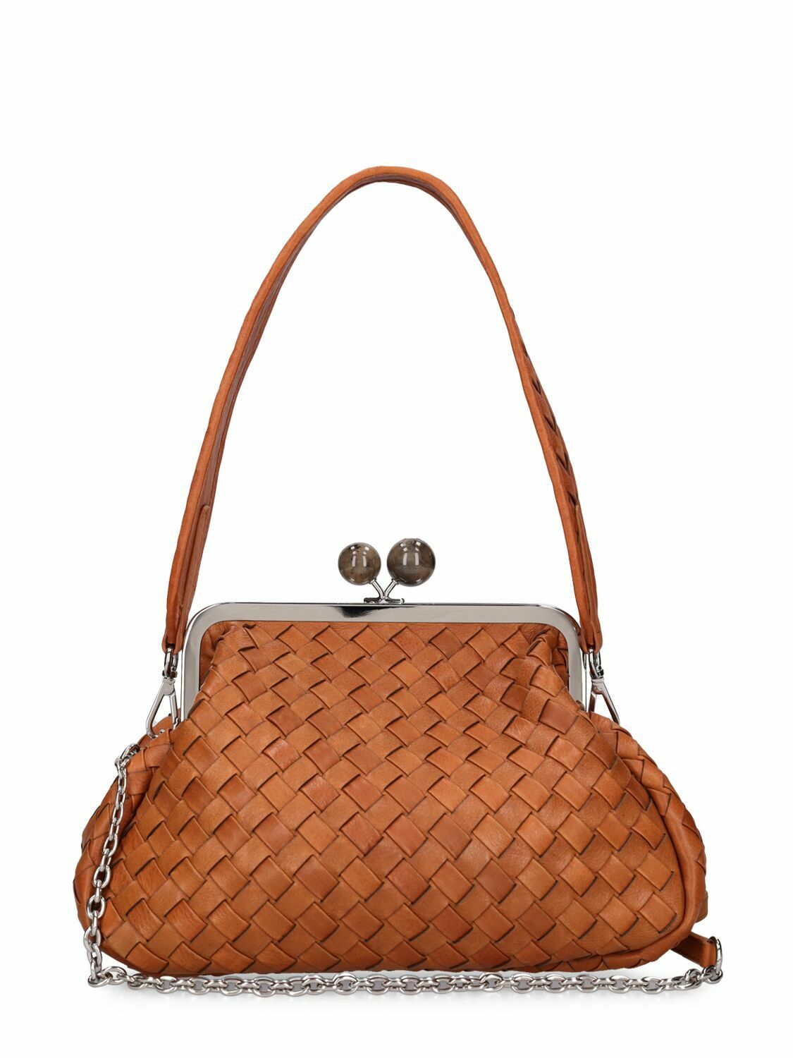 ★Weekend Max Mara★Pancia ウーヴンレザークラッチ WEEKEND MAX MARA Pancia Woven Leather Clutch Weekend Max Mara
