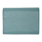 See by Chloe Blue Lizzie Compact Wallet