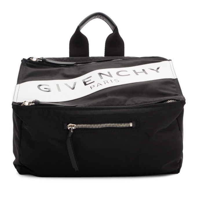 Photo: Givenchy Black Band Logo Pandora Messenger Bag