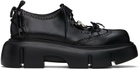 Simone Rocha Black Platform Ghillie Brogues