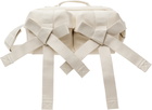 Simone Rocha Off-White Beaded Classic Bow Crossbody Bag