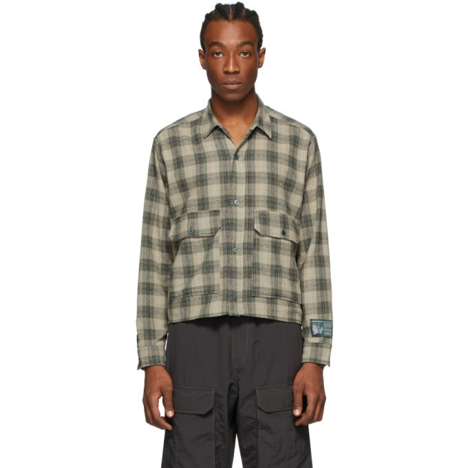 Photo: Reese Cooper Green Flannel Cropped Shirt