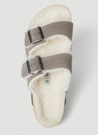 Birkenstock Arizona Shearling Two Strap Sandals