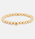 Sydney Evan Happy Face 14kt gold bracelet with diamonds