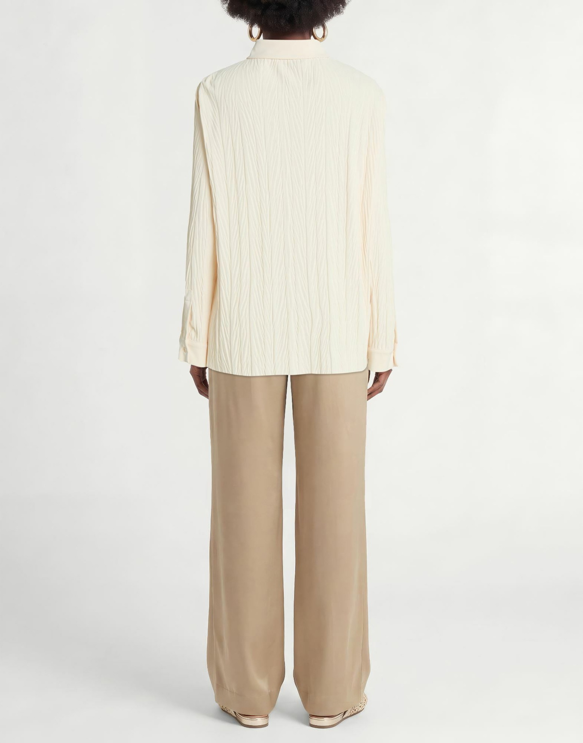 Max Mara Womens Shirt in Ivory