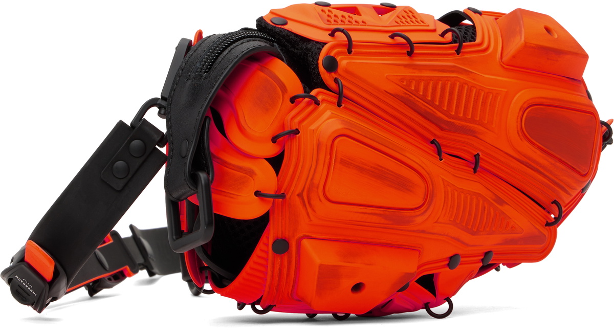 Innerraum Orange & Black Object I02 Clutch Crossbody Bag