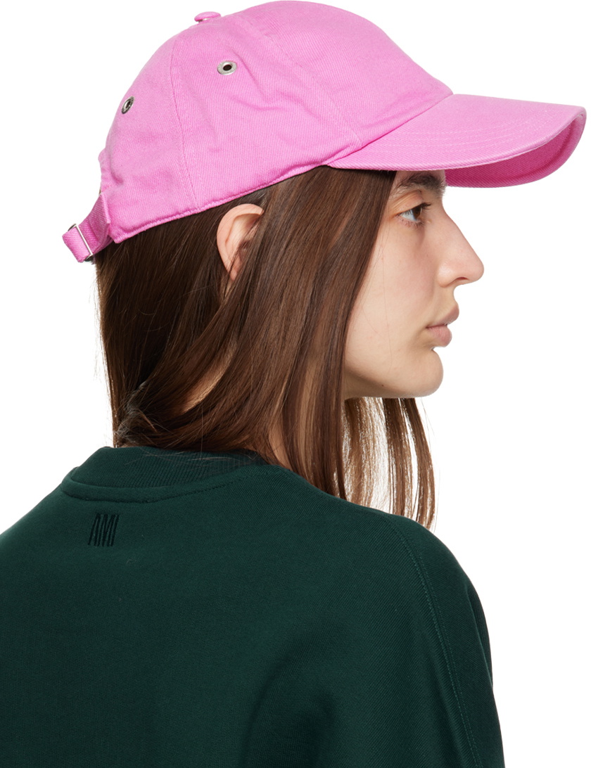 AMI Paris Pink Ami de Cœur Cap AMI