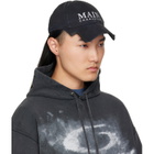 Balenciaga Black Faded Cotton Drill Cap