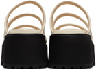 Marge Sherwood Off-White Platform Sandals