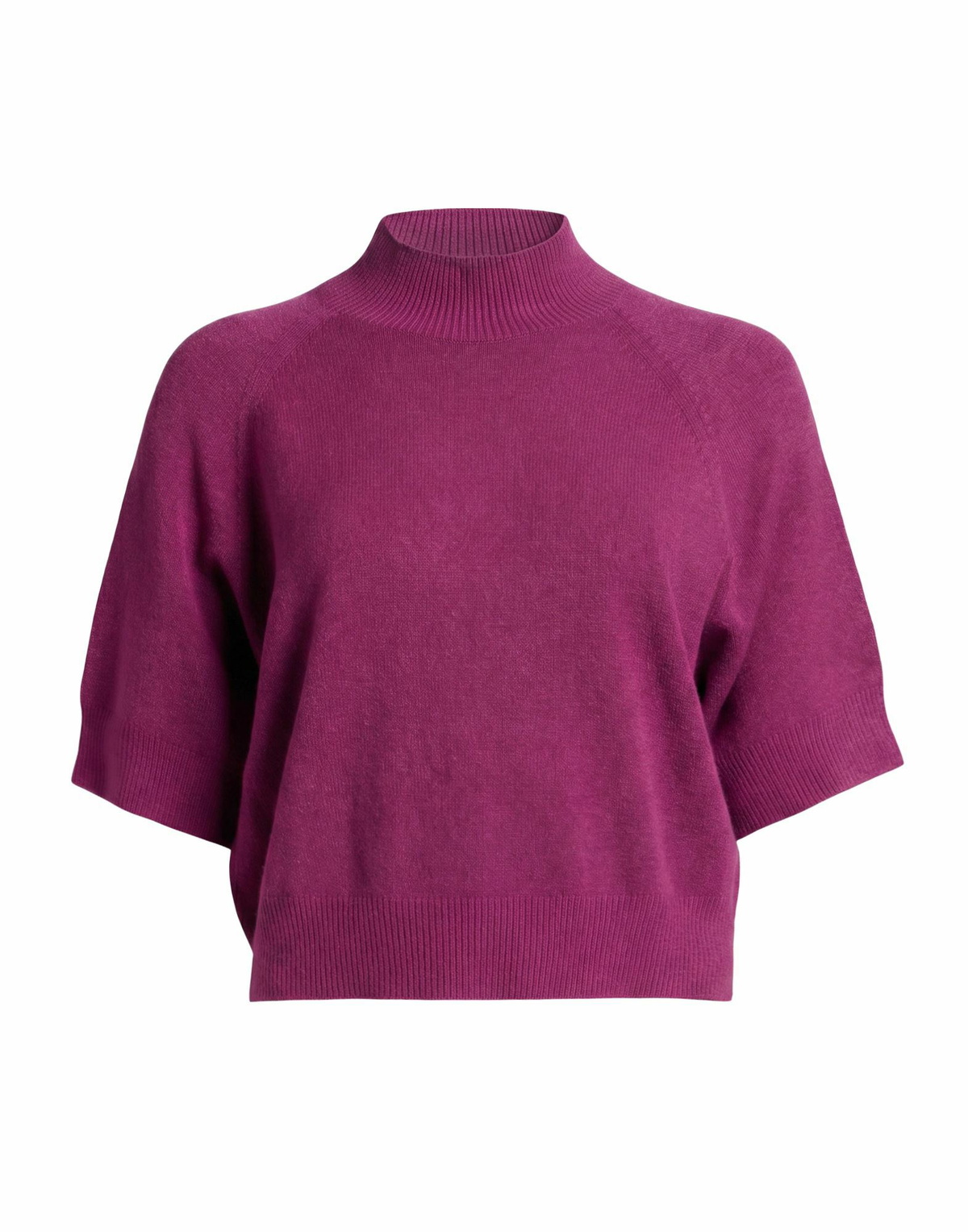 Manila Grace Womens Turtleneck Mauve