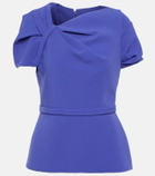 Safiyaa Cassiopeia crêpe top