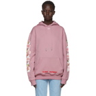 Off-White SSENSE Exclusive Pink Diagonal Cherry Hoodie