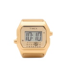 Timex x MM6 T80 Gold-Tone Ring Watch - S/M in Gold 