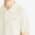 A.P.C. Men's Gregorio Knitted Polo in Off White