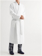 SCHIESSER - Waffle-Knit Cotton Robe - White