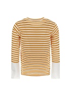 Comme Des Garçons Play Striped Long Sleeve T Shirt