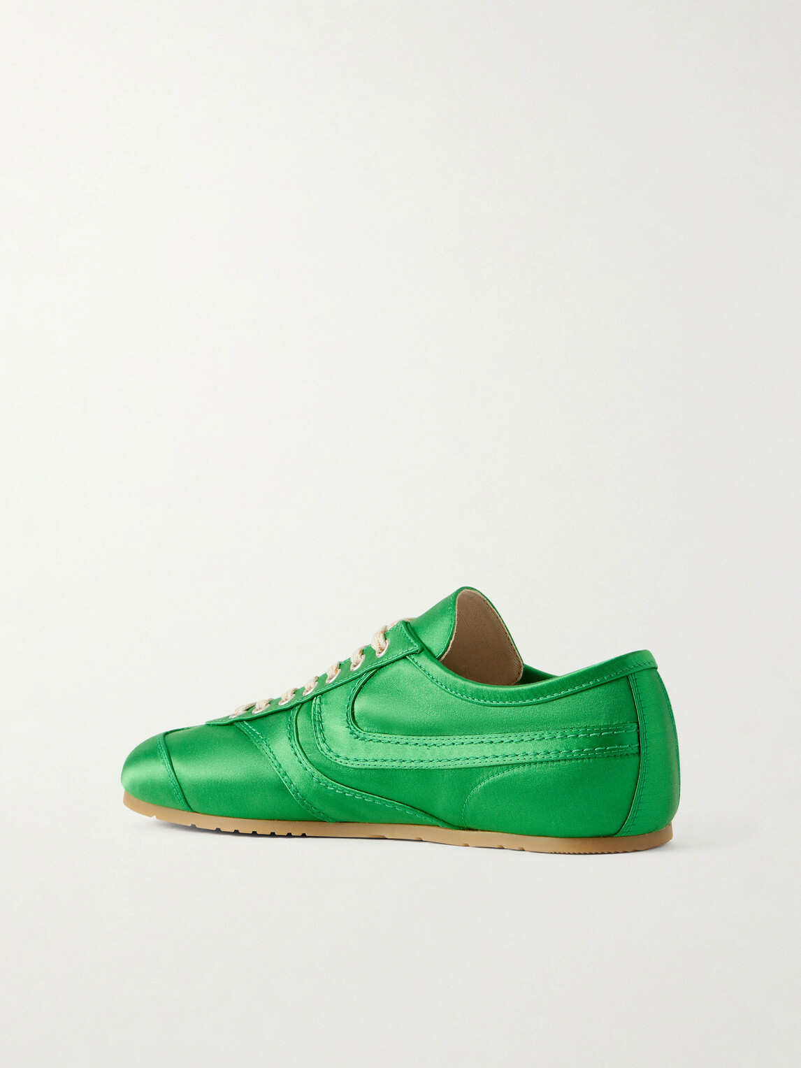 Dries Van Noten - Satin Sneakers - Green
