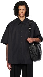 WOOYOUNGMI Black Pocket Shirt