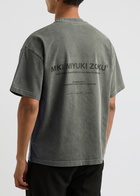 Mki Miyuki Zoku Logo-print Cotton T-shirt Black